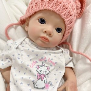 18-inch Solid Silicone Realistic Full-Body Girl Soft Toy Washable and Touchable