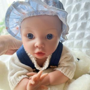 16-inch Full-Body Silicone Realistic Reborn Doll Newborn