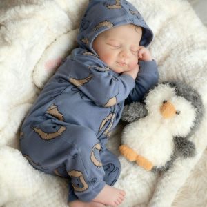 22-inch Realistic Cute Soft Princess Reborn Baby Doll with Full-Body Fashion Set for Toddlers and Newborns